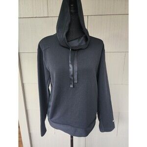 Nike Dri Fit Women's Black Hoodie Pullover 100% Polyester Extra Small XS